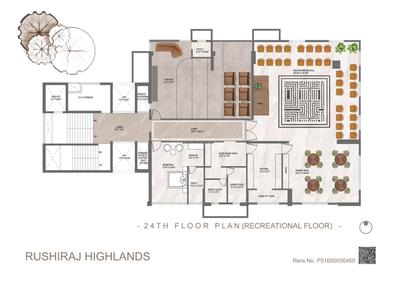 Project Image of 3127.02 - 3540.25 Sq.ft 4 BHK Apartment for buy in Rushiraj Highlands