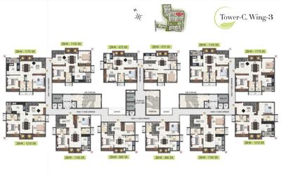 Project Image of 1422 Sq.ft 3 BHK Apartment / Flat for sale in Chikkakannalli for Rs. 16350000