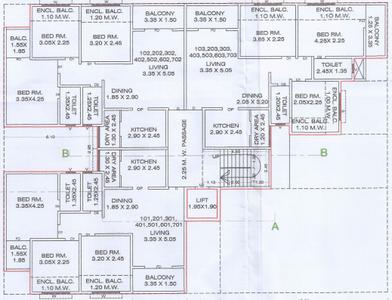 Project Image of 796.1 - 1100.61 Sq.ft 2 BHK Apartment for buy in G S Palaash Enlite