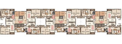 Project Image of 780.38 - 1114.06 Sq.ft 2 BHK Apartment for buy in Kumar Parc Residences A2