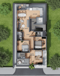 Project Image of 0.0 - 1489.0 Sq.ft 3 BHK Apartment for buy in Aura