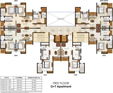 Project Image of 236.0 - 625.0 Sq.ft 1 BHK Apartment for buy in Olympeo Riverside Phase 2