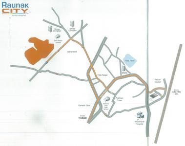 Project Image of 950 Sq.ft 2 BHK Apartment / Flat for sale in Kalyan West for Rs. 5600000