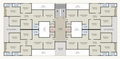 Project Image of 0.0 - 970.9 Sq.ft 4 BHK Apartment for buy in Devraj Sahajanand Sparsh