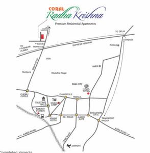Project Image of 542.0 - 1855.0 Sq.ft 1 BHK Apartment for buy in Coral Radha Krishna