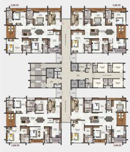 Project Image of 3999.0 - 5454.0 Sq.ft 4 BHK Apartment for buy in DSR Skymarq