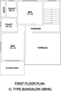 Project Image of 546.0 - 1092.0 Sq.ft 1 BHK Villa for buy in Bhide Euro Ville Phase I Villa
