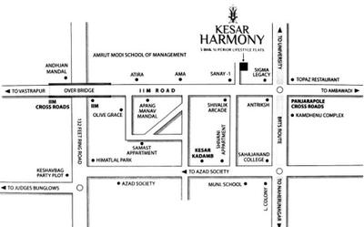 Project Image of 0.0 - 2500.0 Sq.ft 3 BHK Apartment for buy in Vallabh Kesar Harmony