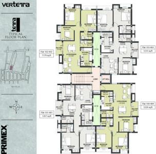 Project Image of 575.0 - 1233.0 Sq.ft 1 BHK Apartment for buy in Primex Verterra