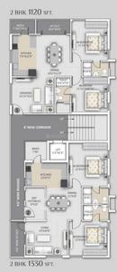 Project Image of 0.0 - 1131.83 Sq.ft 2 BHK Apartment for buy in ISTA At 6