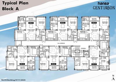 Hansa Centurion Centurion Block A Cluster Plan 1