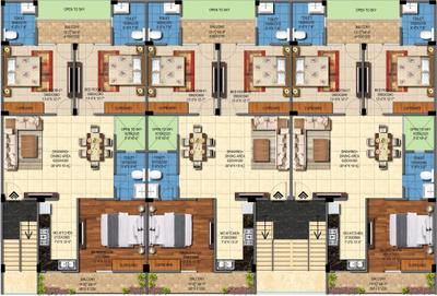 Project Image of 0.0 - 1575.0 Sq.ft 3 BHK Apartment for buy in Golden Shree Ganpati Residency