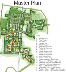 Project Image of 1624.0 - 1947.0 Sq.ft 3 BHK Apartment for buy in Ozone Urbana Aura