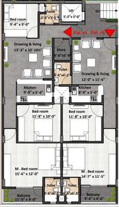Project Image of 1100 Sq.ft 2 BHK Apartment / Flat for sale in Noida Extension for Rs. 5800000