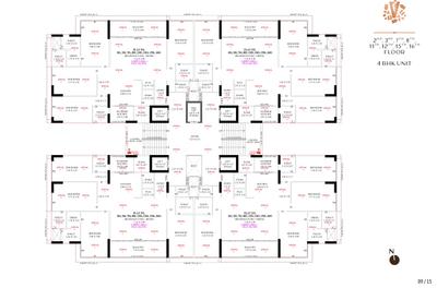 Project Image of 2069.25 - 2073.88 Sq.ft 4 BHK Apartment for buy in Shreekunj Virasat