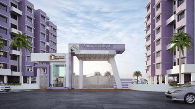 Project Image of 306.99 - 409.03 Sq.ft 1 BHK Apartment for buy in Shree Renaissance Royal Phase II
