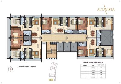 Project Image of 590.94 - 699.01 Sq.ft 2 BHK Apartment for buy in Spenta Altavista Phase 4
