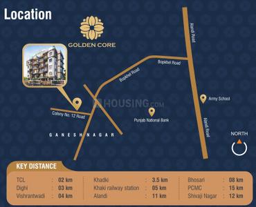 Project Image of 523.56 - 553.7 Sq.ft 2 BHK Apartment for buy in Ghule Golden Core