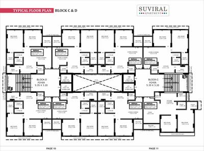Project Image of 583.08 - 612.36 Sq.ft 2 BHK Apartment for buy in Hiradhan Suviral Apartment