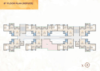Project Image of 707.0 - 709.0 Sq.ft 2 BHK Apartment for buy in Hollyhock City