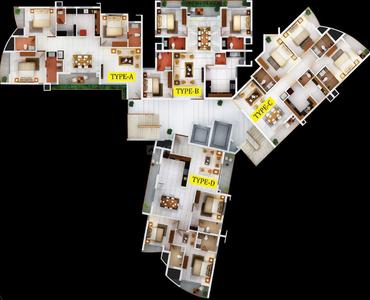 Project Image of 0.0 - 1842.0 Sq.ft 3 BHK Apartment for buy in Capitol Pointe