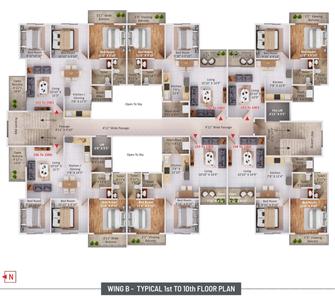 Project Image of 970.0 - 1186.0 Sq.ft 2 BHK Apartment for buy in Atharva Residency