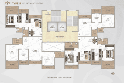 Project Image of 730 Sq.ft 1 BHK Apartment / Flat for sale in Kalyan West for Rs. 5500000