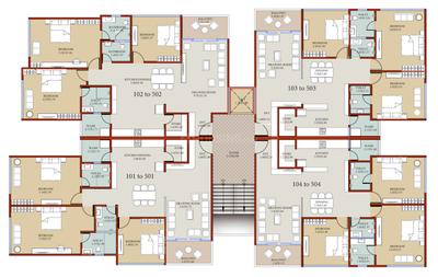 Project Image of 2367.0 - 2619.0 Sq.ft 3 BHK Apartment for buy in Param Abode