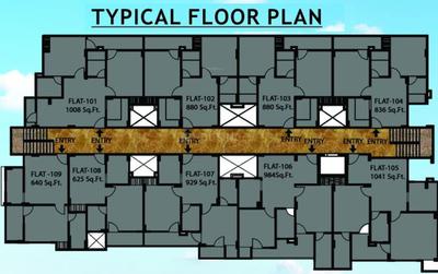Project Image of 625.0 - 1041.0 Sq.ft 1 BHK Apartment for buy in Jai Shree Balaji Infra Sukhdham Residency
