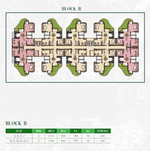 Project Image of 745.0 - 788.0 Sq.ft 3 BHK Apartment for buy in Protech Dharapur Phase III Block B