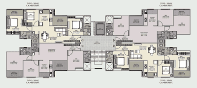 Project Image of 636.26 - 853.9 Sq.ft 2 BHK Apartment for buy in Vision Spacio