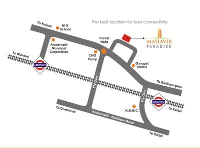 Project Image of 316.0 - 510.0 Sq.ft 1 BHK Apartment for buy in Mahavir Paradise Phase 1