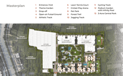Project Image of 597.0 - 877.0 Sq.ft 2 BHK Apartment for buy in Vinayak 21 Acres