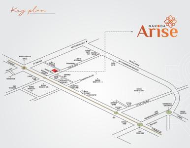 Project Image of 1305.0 - 1935.0 Sq.ft 2 BHK Apartment for buy in Gopalanand Naroda Arise