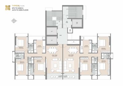 Project Image of 2300 Sq.ft 3 BHK Apartment / Flat for sale in Sanpada for Rs. 42500000