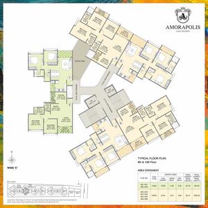 Project Image of 691.0 - 1002.0 Sq.ft 2 BHK Apartment for buy in Krisna Nirmaan Amorapolis C Wing