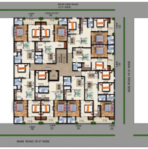 Project Image of 1070.0 - 1650.0 Sq.ft 2 BHK Builder Floor for buy in Skyline Pearl