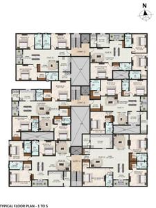 Sreshta Narayanan Narayanan Cluster Plan from 1st to 5th Floor 1