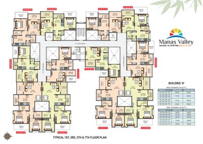 Project Image of 518.0 - 580.0 Sq.ft 2 BHK Apartment for buy in Balaji Manas Valley Phase 1