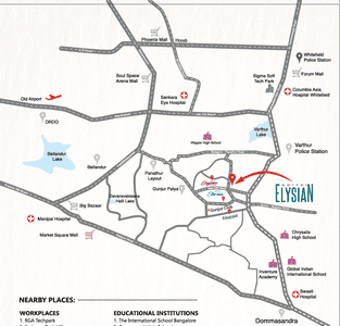 Project Image of 1160.0 - 1870.0 Sq.ft 2 BHK Apartment for buy in Adithi Elysian