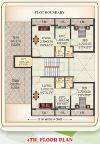 Project Image of 165.0 - 299.0 Sq.ft 1 RK Apartment for buy in Aman Paradise