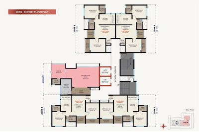 Project Image of 513.0 - 677.0 Sq.ft 1 BHK Apartment for buy in N R The Quill