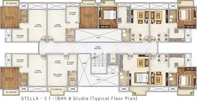 Project Image of 602.0 - 1530.0 Sq.ft 1 BHK Apartment for buy in Landmark Casa Unico Phase 1