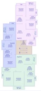 Silver Heritage Heritage Cluster Plan from 1st to 4th Floor 1