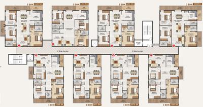 Project Image of 1495.0 - 2535.0 Sq.ft 3 BHK Apartment for buy in Atulyam Trident