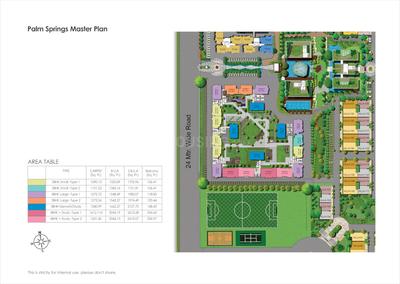 Project Image of 1705.96 - 2619.07 Sq.ft 3 BHK Apartment for buy in Mahimas Palm Springs Phase III