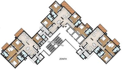 Project Image of 1110.0 - 2558.0 Sq.ft 2 BHK Apartment for buy in Monarch Aqua