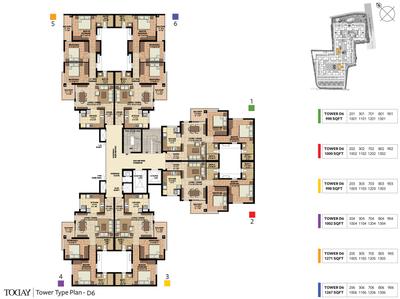 Project Image of 982.0 - 1333.0 Sq.ft 2 BHK Apartment for buy in Akshaya Today