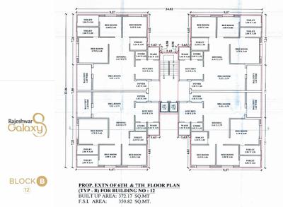 Project Image of 0.0 - 747.34 Sq.ft 3 BHK Apartment for buy in Shri Rajeshwar Galaxy
