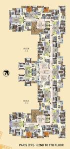 Project Image of 470.0 - 1010.0 Sq.ft 1 BHK Apartment for buy in Jain Dream World City Precinct II
